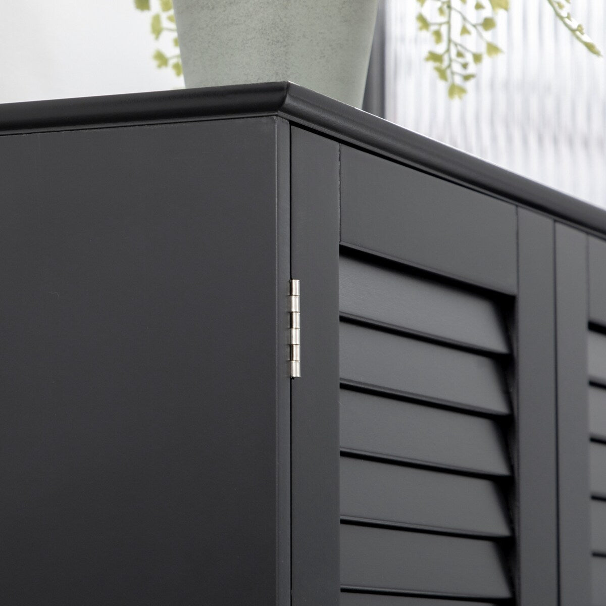 Tall Narrow Bathroom Storage Cabinet with Doors and Shelf Adjustability,Linen Cabinet with 2 Cabinets and Countertop