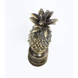 Tall Pineapple Lamp Finial Antique Brass Metal 2.5"h