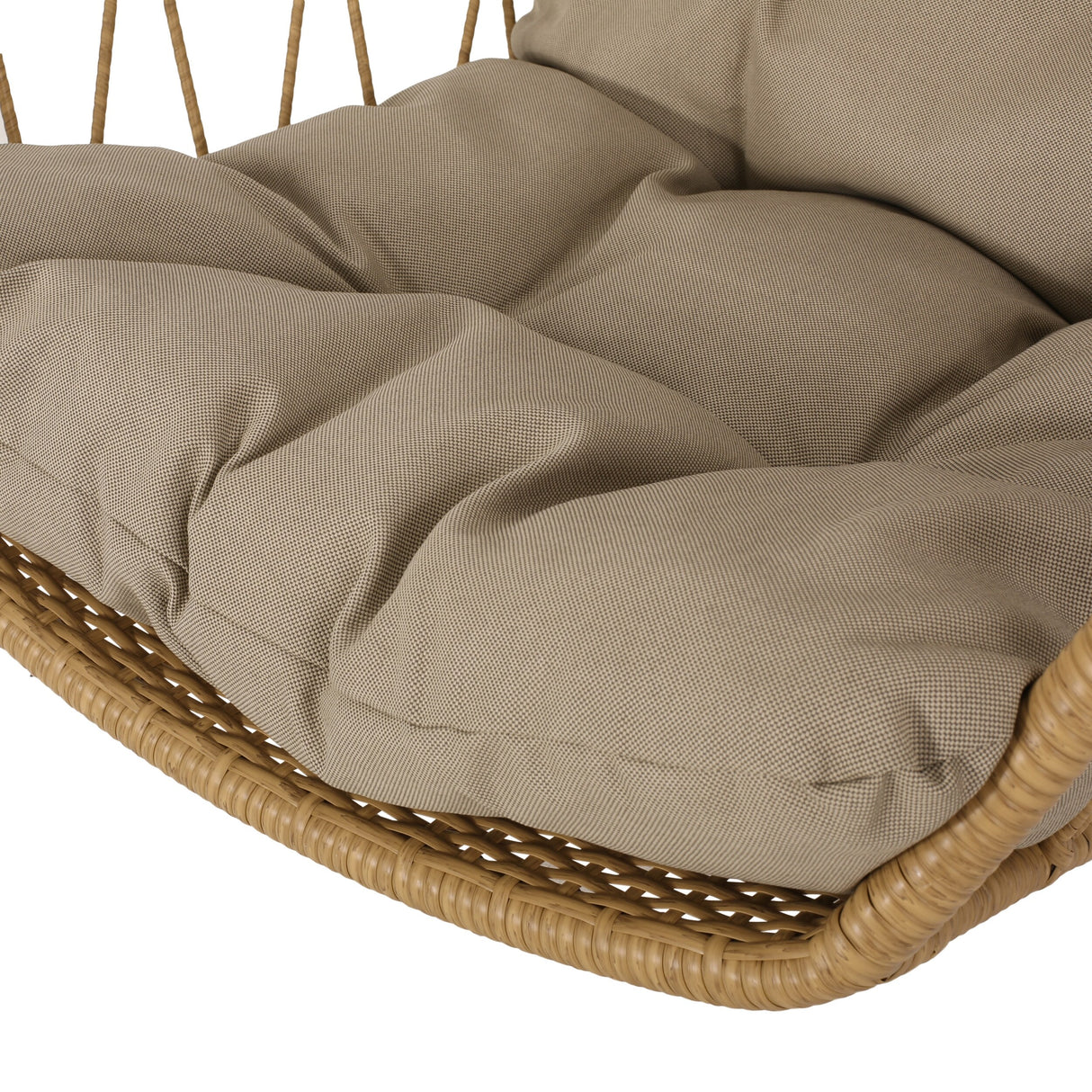 Tamara Outdoor Wicker Outdoor, Indoor Hanging Chair (NO STAND) by Christopher Knight Home