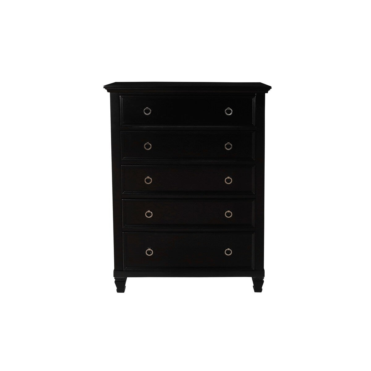 Tamarack Black 5-drawer Chest, by New Classic Furniture