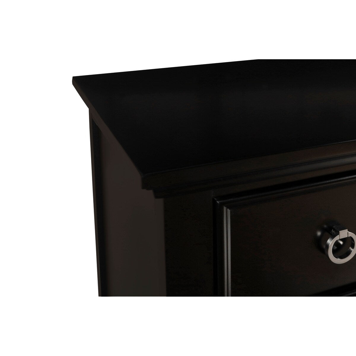 Tamarack Black 5-drawer Chest, by New Classic Furniture