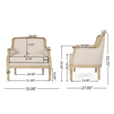 Tamarisk Upholstered Club Chair by Christopher Knight Home