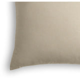 Tan Sunbrella Canvas Outdoor Throw Pillow Cover