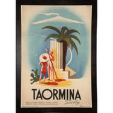 Taormina, Sicily-VINAPP114384 Print 11.25"x7.75" by Vintage Apple Collection