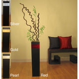 Tapered 28-inch Black Vase and Branches