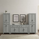 Crosley Tara 3-piece Sideboard and Pantry Set - 15"x108.5"x67.75"
