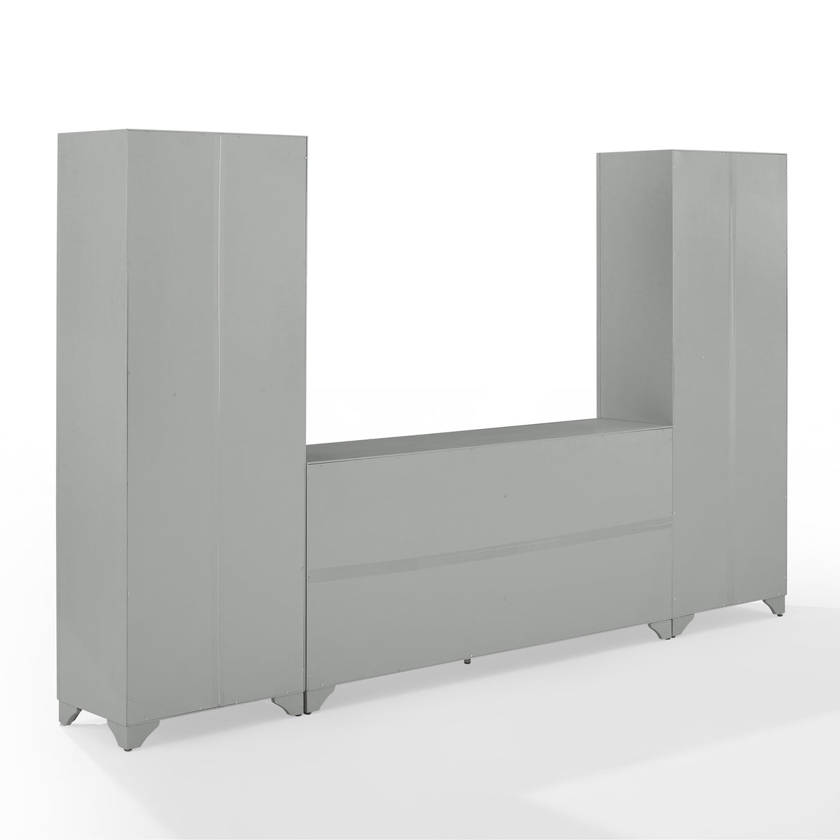 Crosley Tara 3-piece Sideboard and Pantry Set - 15"x108.5"x67.75"