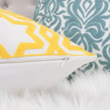 Tara Cotton 20" Square Decorative Throw Pillow