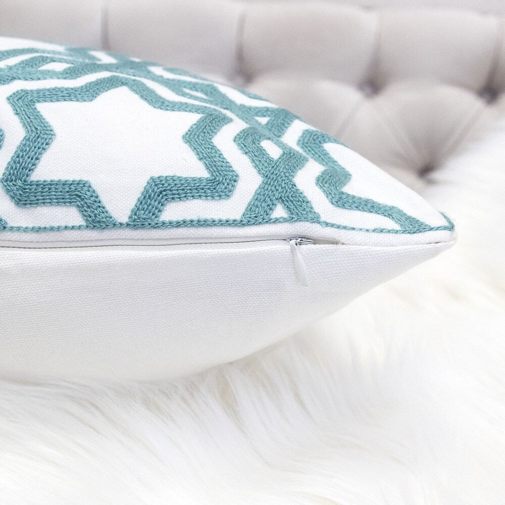 Tara Cotton 20" Square Decorative Throw Pillow