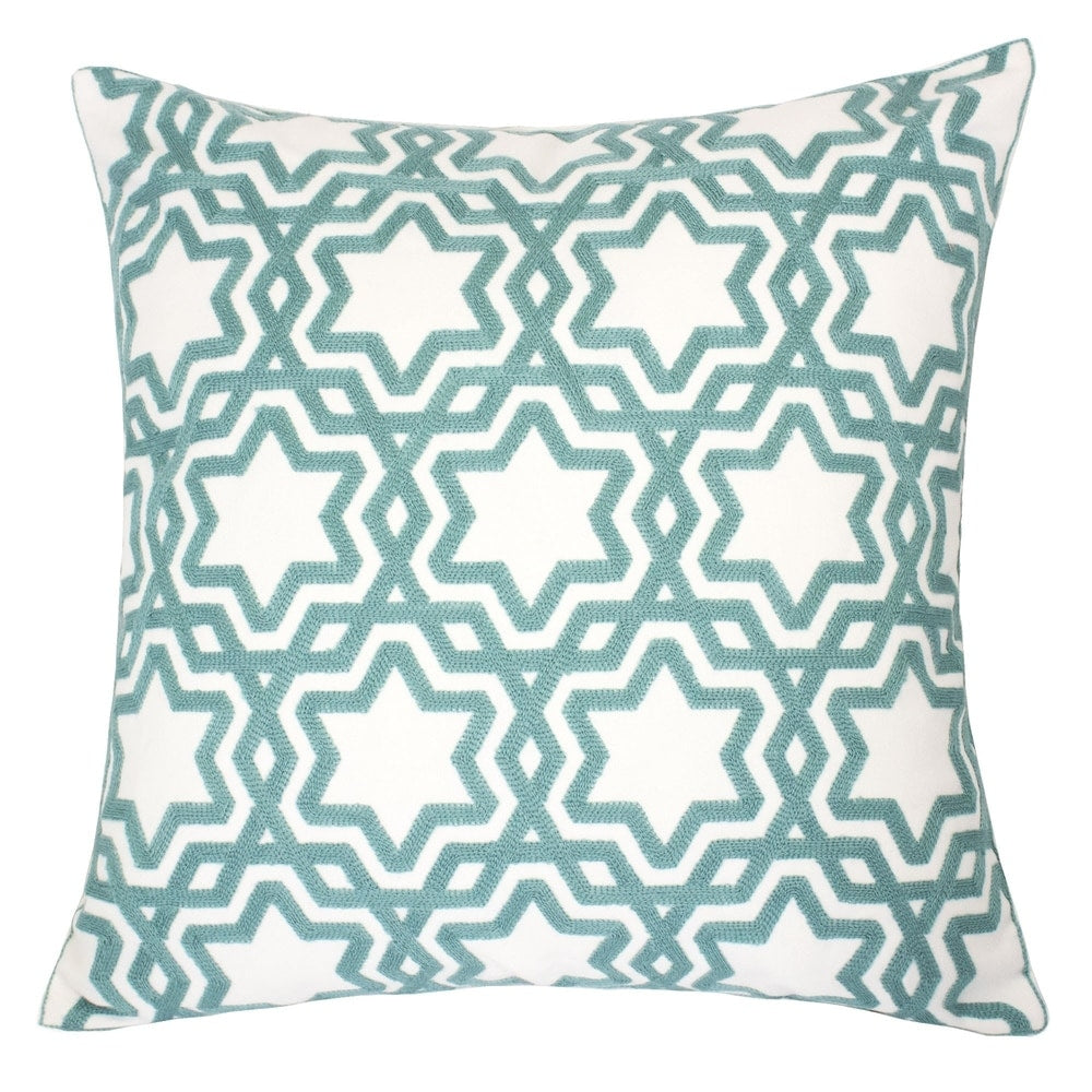 Tara Cotton 20" Square Decorative Throw Pillow