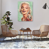 Tattooed Marilyn By Studio Arts Canvas Art Print