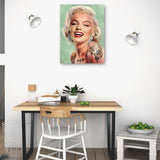 Tattooed Marilyn By Studio Arts Canvas Art Print