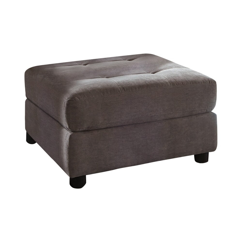 Taylor Claude Dove Square Upholstered Ottoman