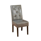 Taylor Grey Bonded Leather Dining Chair (Set of 2) by Christopher Knight Home