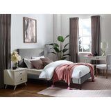 Carson Carrington Stryn Upholstered Linen Fabric Headboard