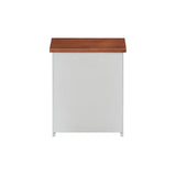 Taylor & Olive Camas White/ Oak Nightstand