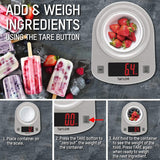 Taylor Stainless Steel Digital Kitchen Scale - 11 pound capacity