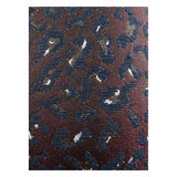 Taylor Women's Animal-Print Jacquard Fit & Flare Dress (12, Burgundy/Black/Gold)