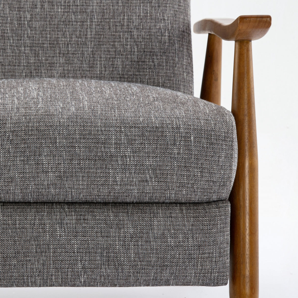 Taylor Wood Arm Push Back Recliner in Performance Fabric by Greyson Living