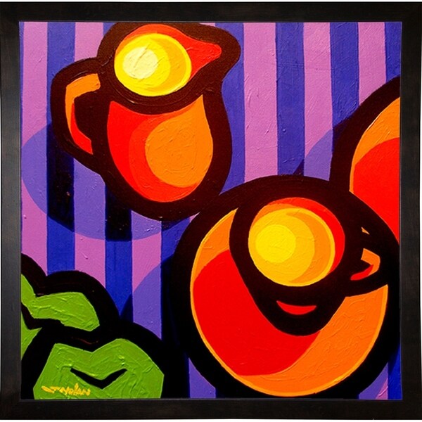 Tea And Apples-JOHNOL125612 Print 6.75"x6.75" by John Nolan