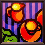 Tea And Apples-JOHNOL125612 Print 6.75"x6.75" by John Nolan