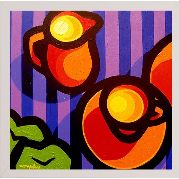 Tea And Apples-JOHNOL125612 Print 6.75"x6.75" by John Nolan