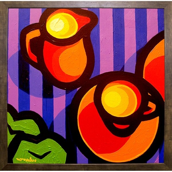 Tea And Apples-JOHNOL125612 Print 6.75"x6.75" by John Nolan