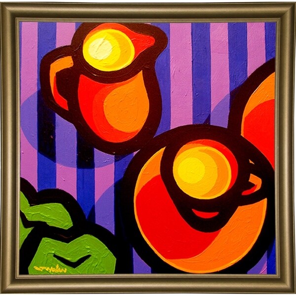 Tea And Apples-JOHNOL125612 Print 6.75"x6.75" by John Nolan