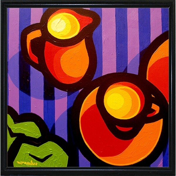 Tea And Apples-JOHNOL125612 Print 6.75"x6.75" by John Nolan