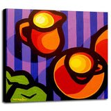 Tea And Apples-JOHNOL125612 Print 6.75"x6.75" by John Nolan