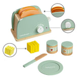 Teamson Kids - Little Chef Frankfurt Wooden Toaster play kitchen accessories