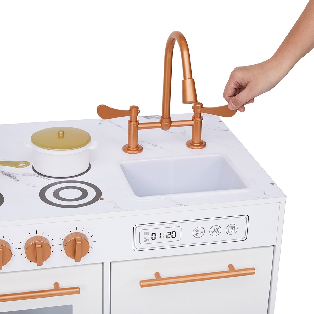 Teamson Kids Little Chef Milano Wooden Modular Play Kitchen