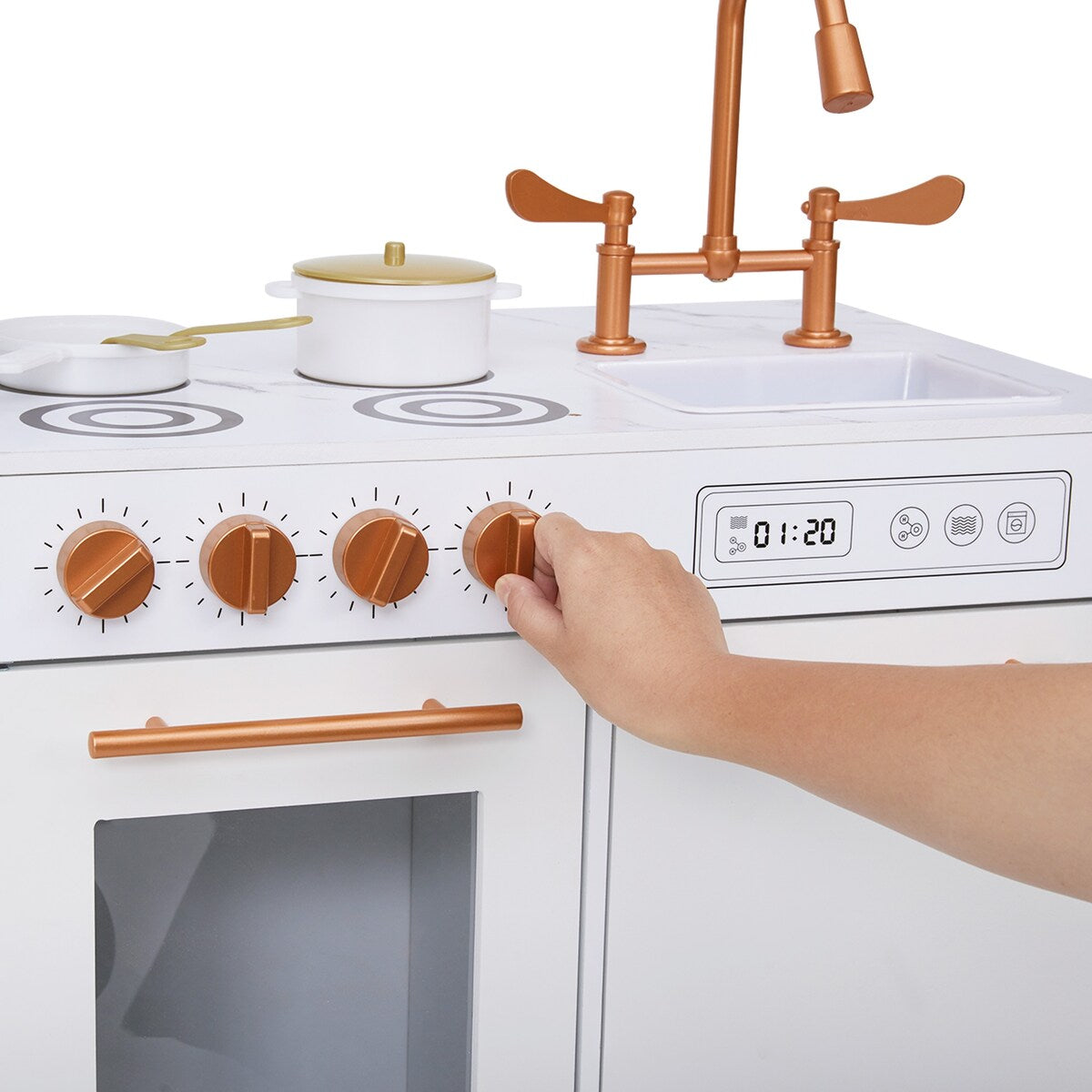 Teamson Kids Little Chef Milano Wooden Modular Play Kitchen