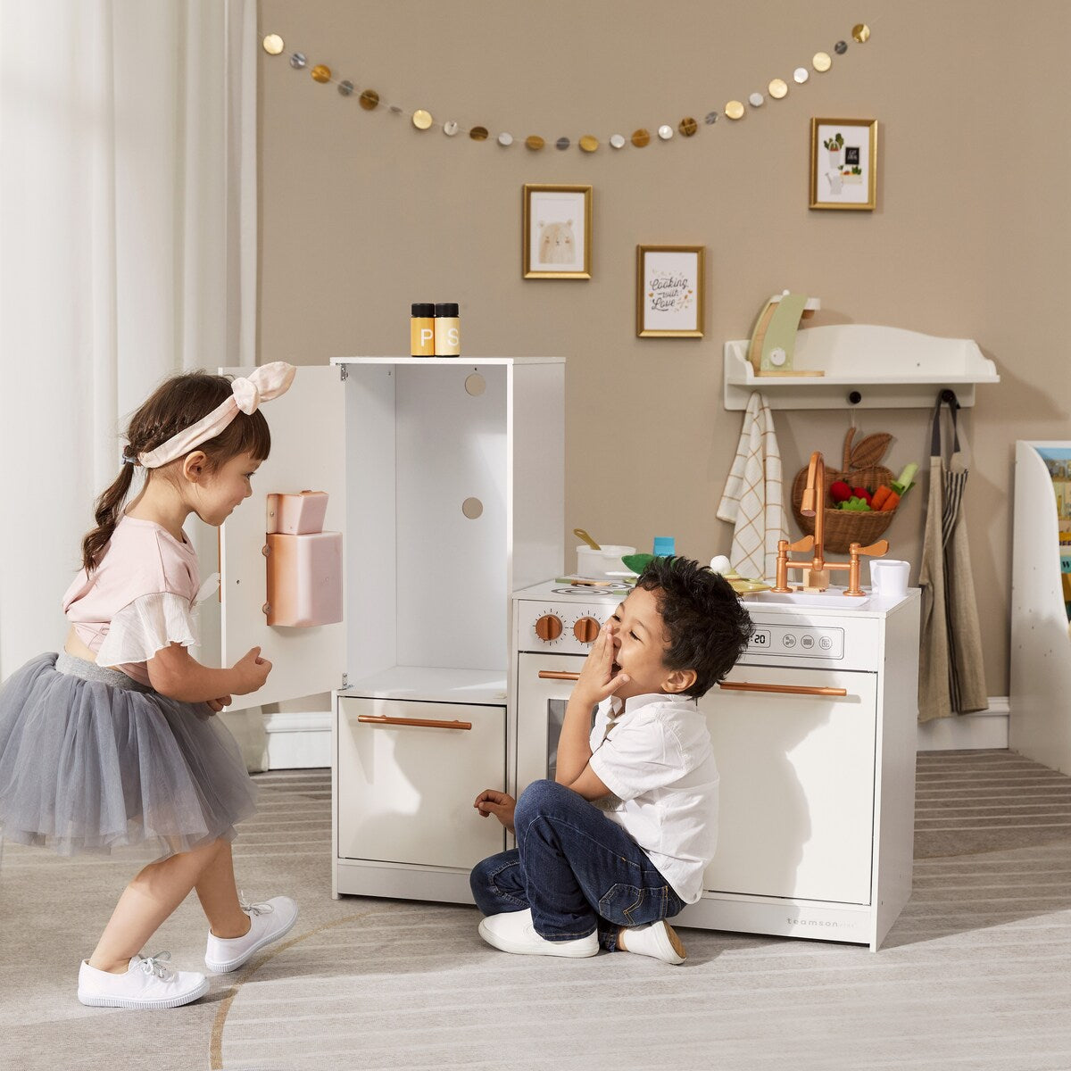 Teamson Kids Little Chef Milano Wooden Modular Play Kitchen