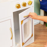 Teamson Kids Versailles Petite Classic Kids Wooden Play Kitchen - 19.76" L x 12.01" W x 35.51" H