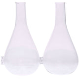 Tear Drop Trio Joined Glass Vase, Clear