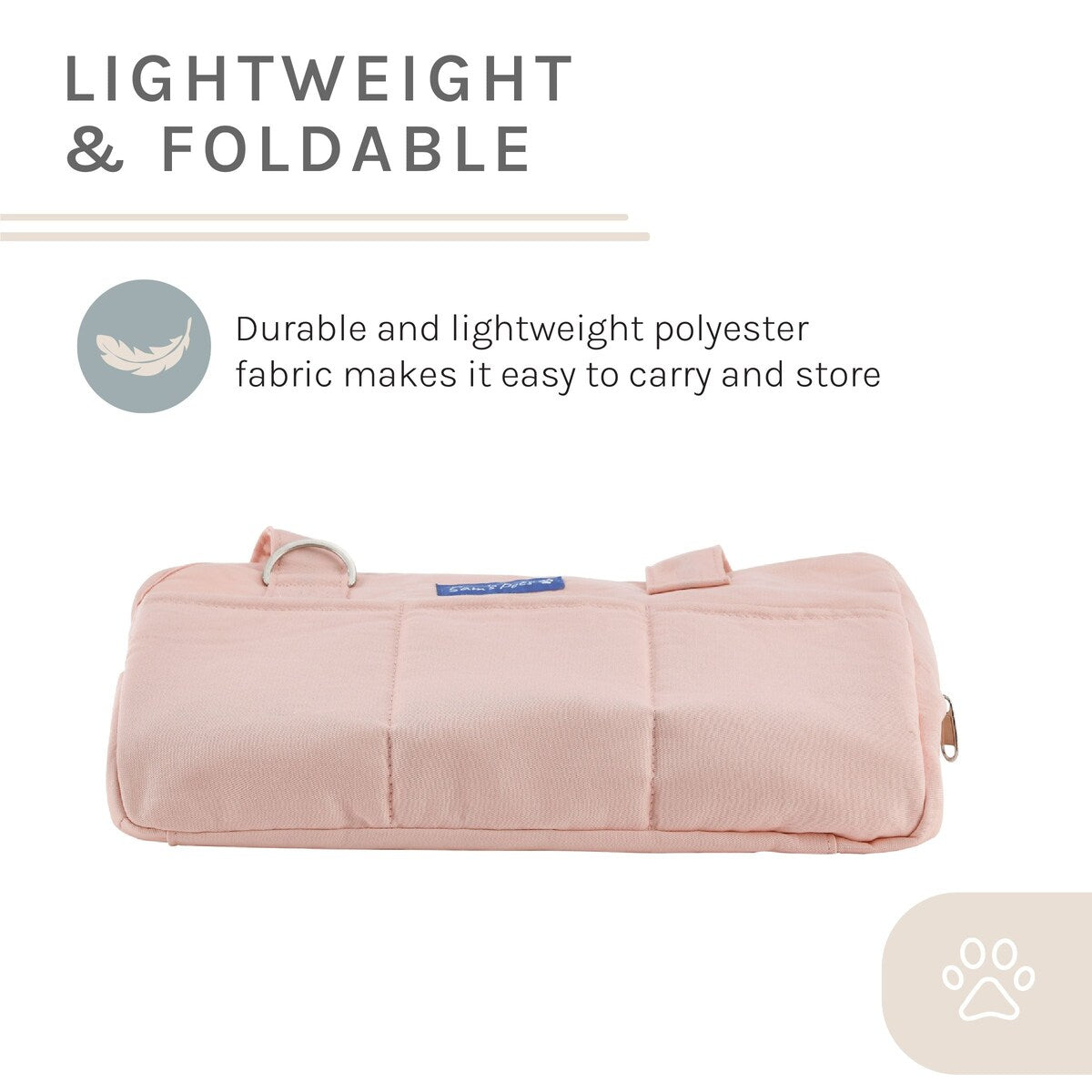 Teddy 14.5'' Dog & Cat Carrier Bag in Light Pink - 14.5