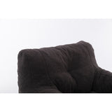 Teddy Fabric Soft Tufted Bean Bag Chair