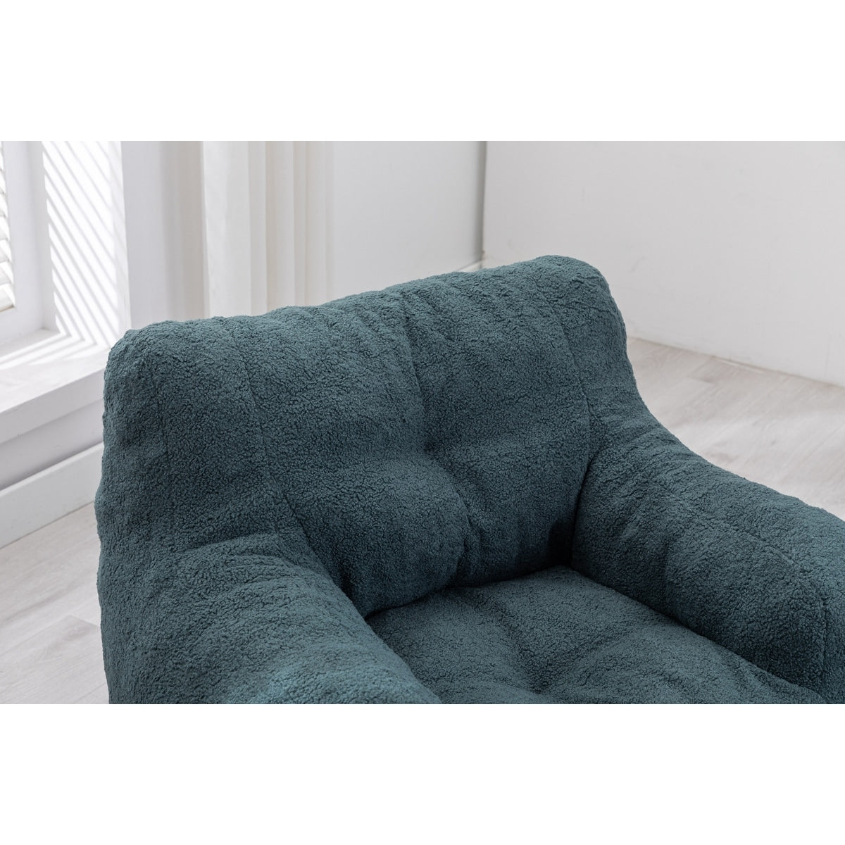 Teddy Fabric Soft Tufted Bean Bag Chair