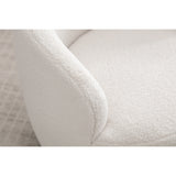 Teddy Fabric Swivel Accent Barrel Chair