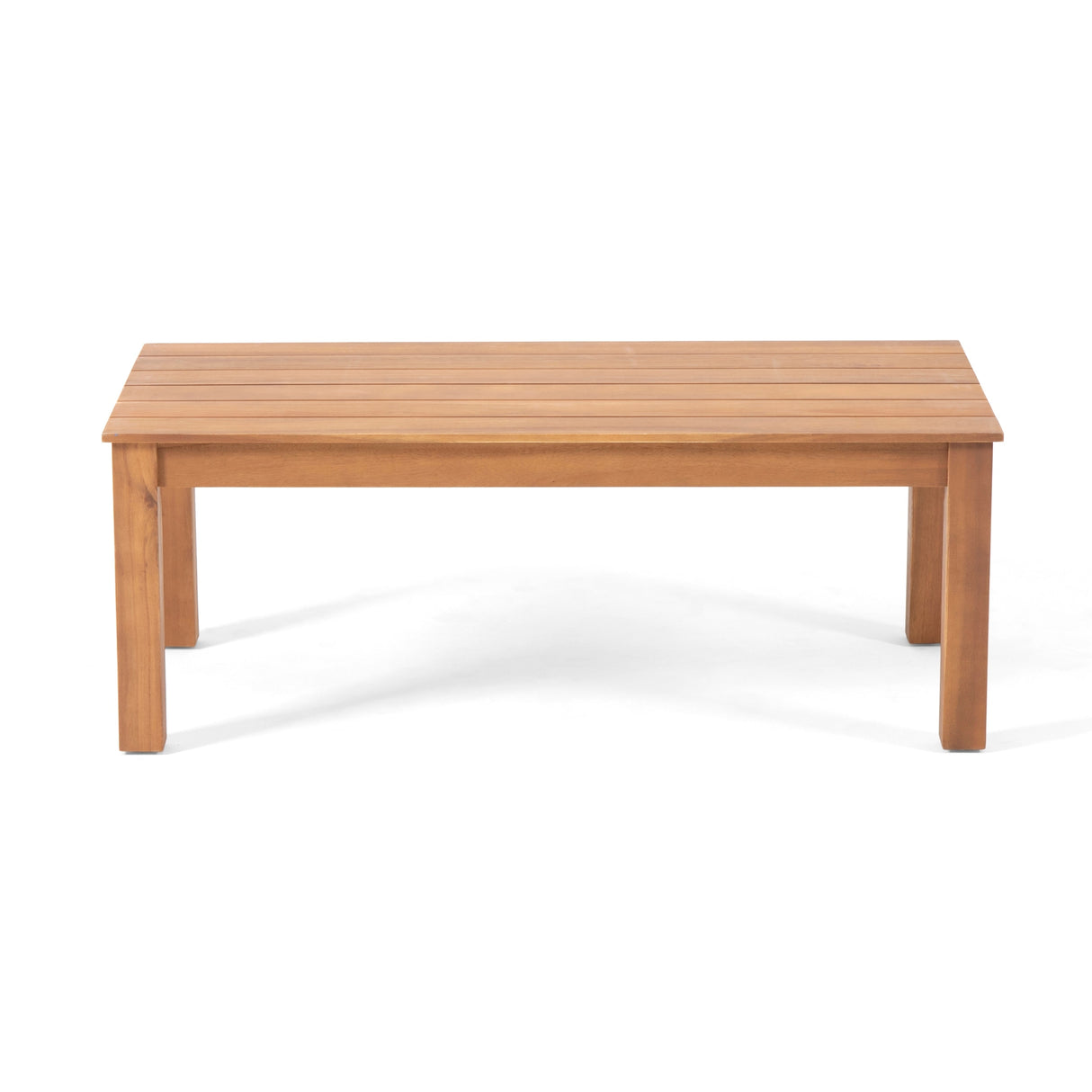 Temecula Acacia Wood Outdoor Loveseat and Coffee Table Set with Cushions by Christopher Knight Home