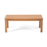 Temecula Acacia Wood Outdoor Loveseat and Coffee Table Set with Cushions by Christopher Knight Home