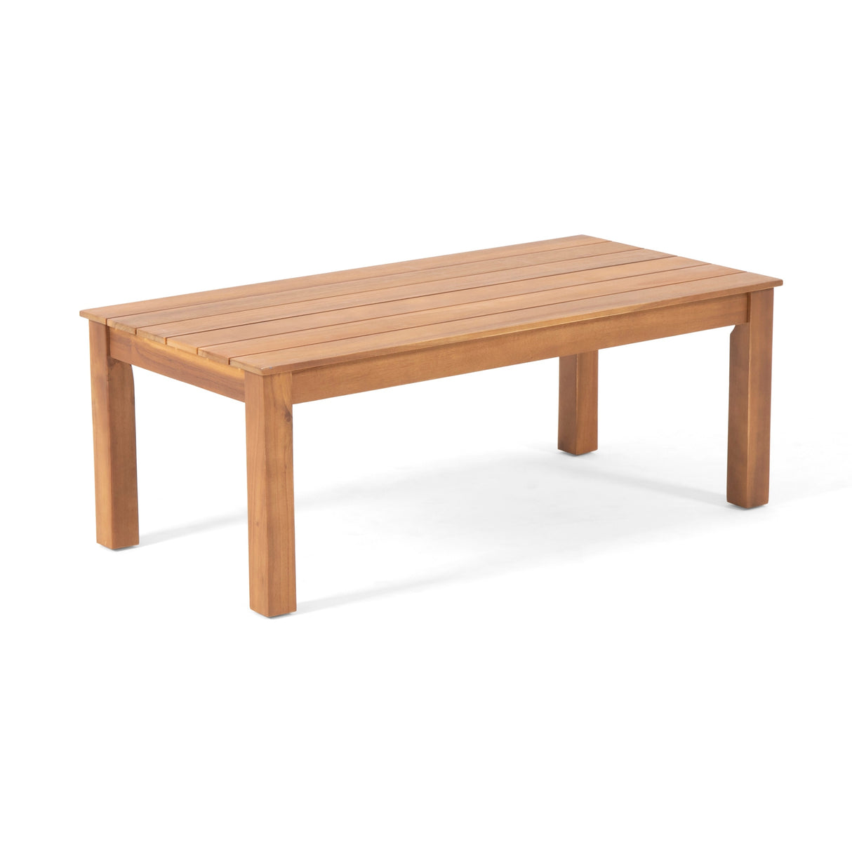 Temecula Acacia Wood Outdoor Loveseat and Coffee Table Set with Cushions by Christopher Knight Home