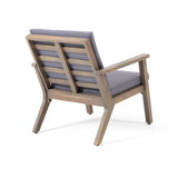 Temecula Outdoor Acacia Wood 2-Seater Chat Set by Christopher Knight Home