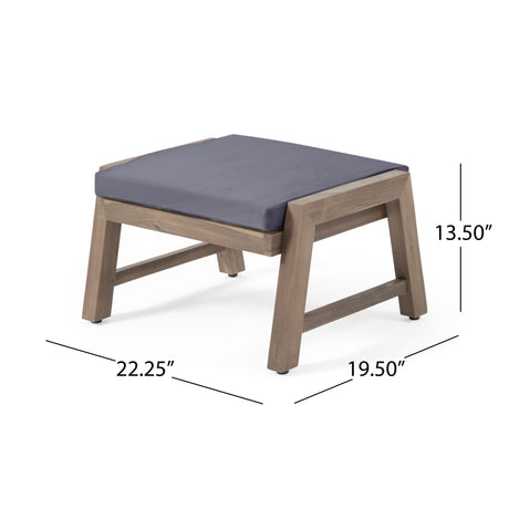Temecula Outdoor Acacia Wood 2-Seater Chat Set by Christopher Knight Home