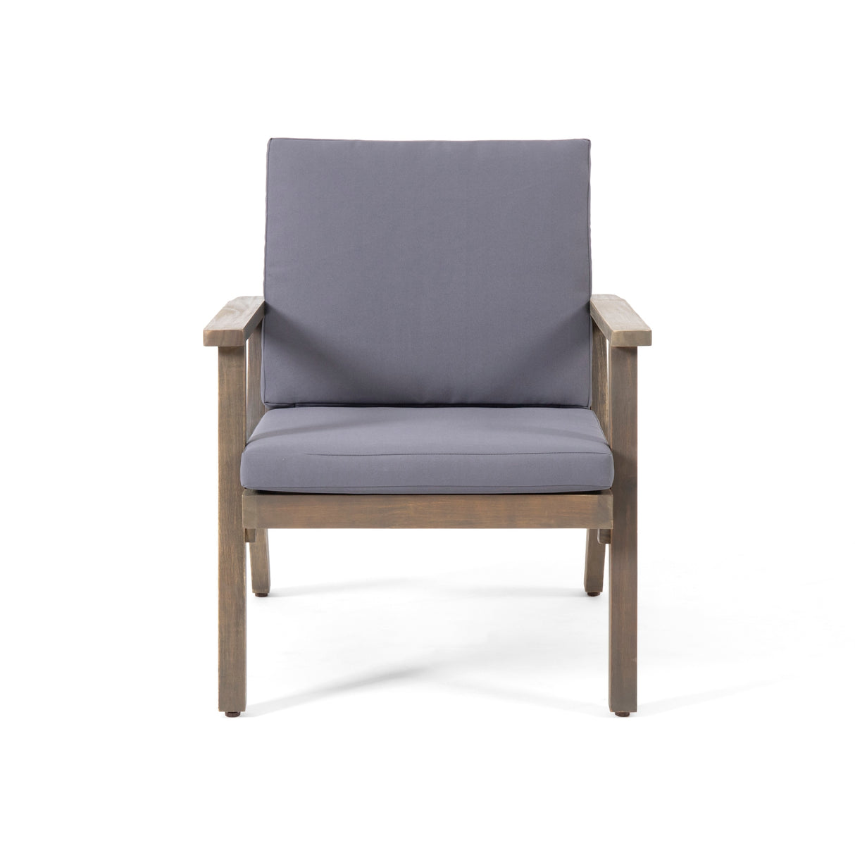 Temecula Outdoor Acacia Wood 4-Seater Chat Set by Christopher Knight Home