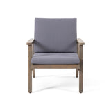 Temecula Outdoor Acacia Wood 4-Seater Chat Set by Christopher Knight Home