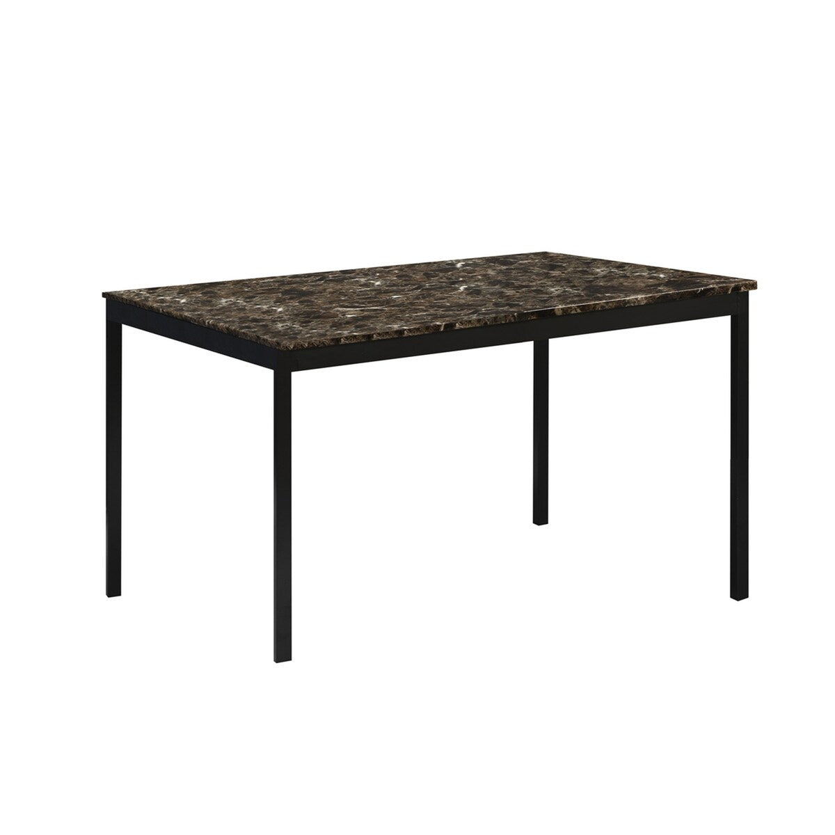 Tempe Collection Home Office Writing Desk with Chair - Black - 24"Dx48"Wx30"H