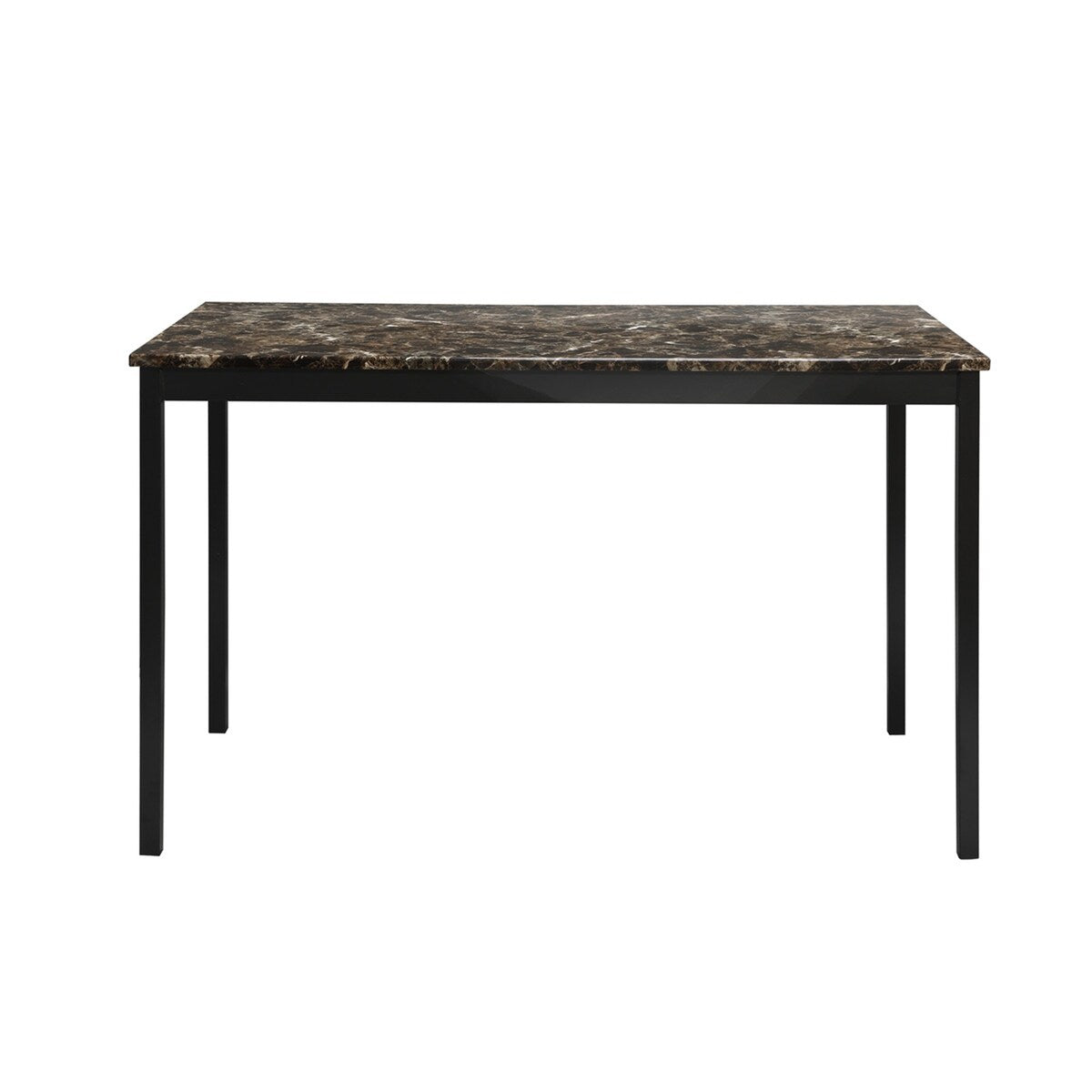 Tempe Collection Home Office Writing Desk with Chair - Black - 24"Dx48"Wx30"H