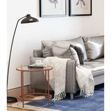 Tempered glass tabletop coffee table light luxury ,modern simple livi